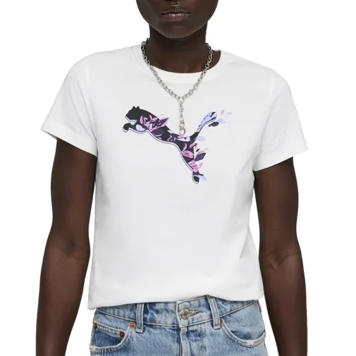 PUMA Majica GRAPHICS FLORAL CAT TEE