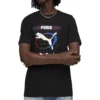 PUMA Majica GRAPHIC EXECUTION TEE BLACK